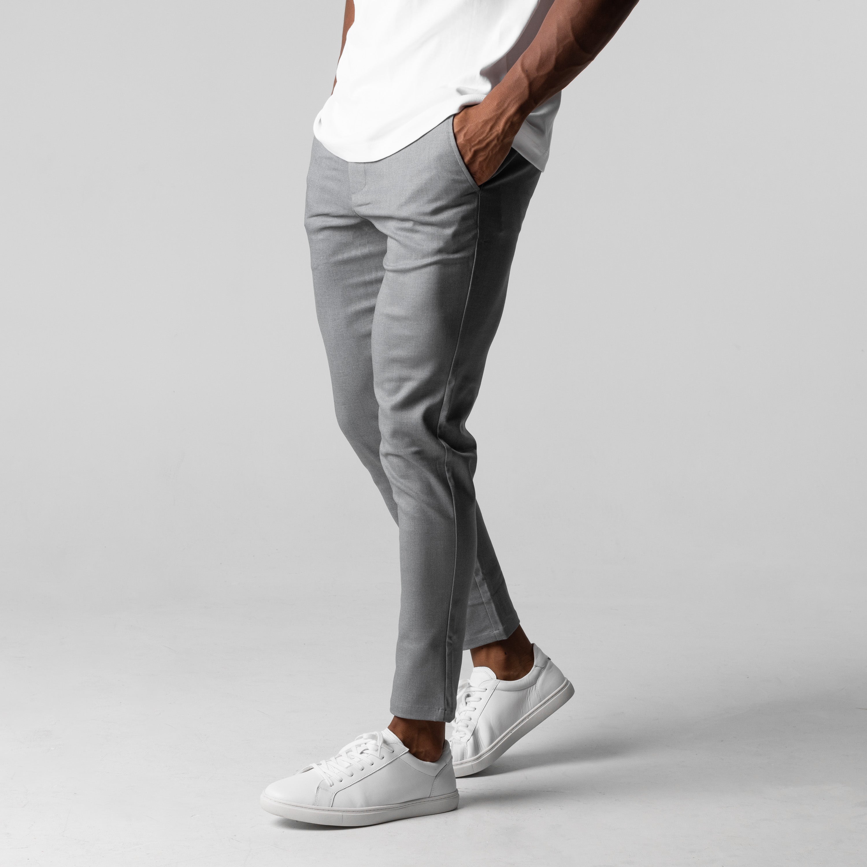Elias Men’s Slim Fit Stretch Trousers