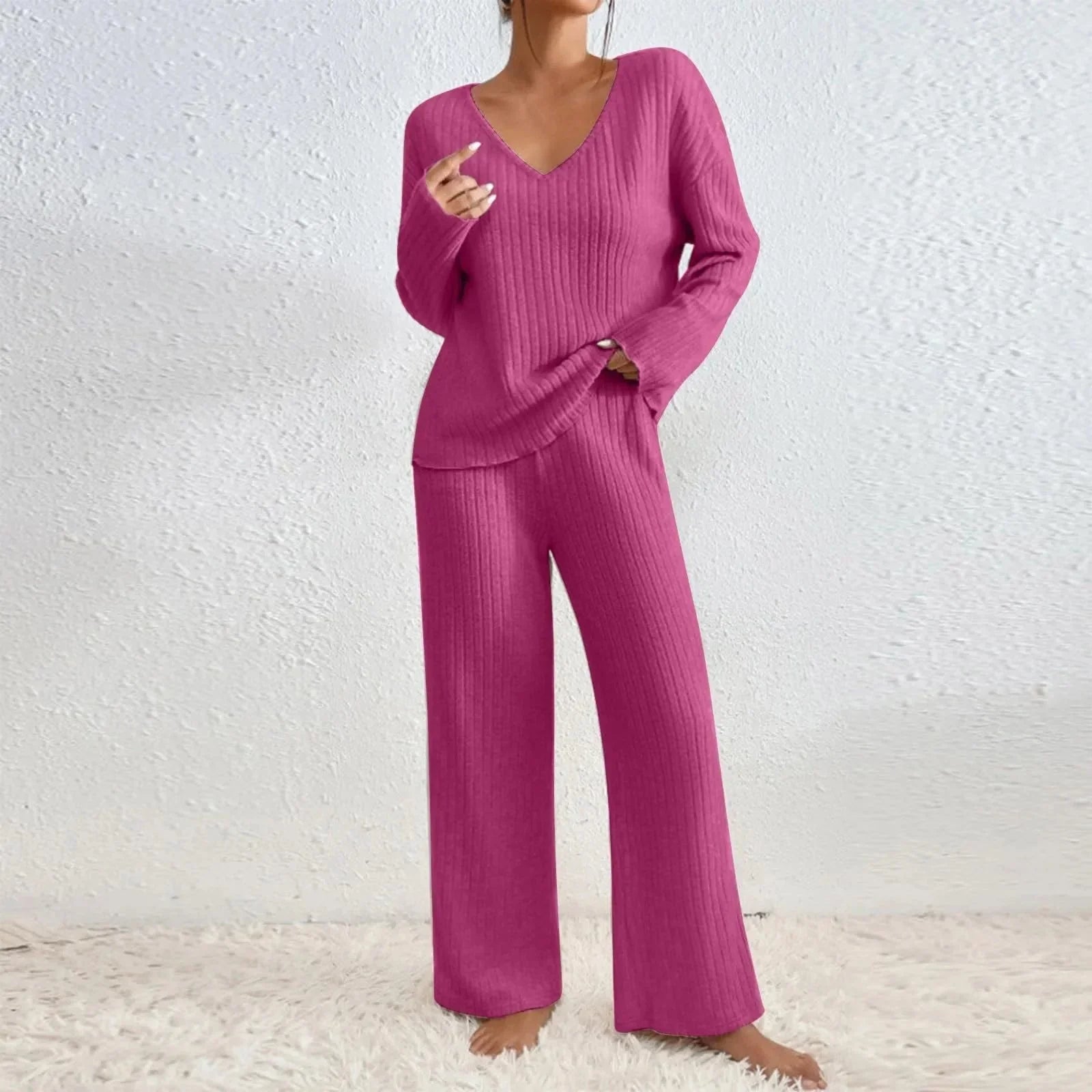 Evangeline Cozy Knit Lounge Set for Women