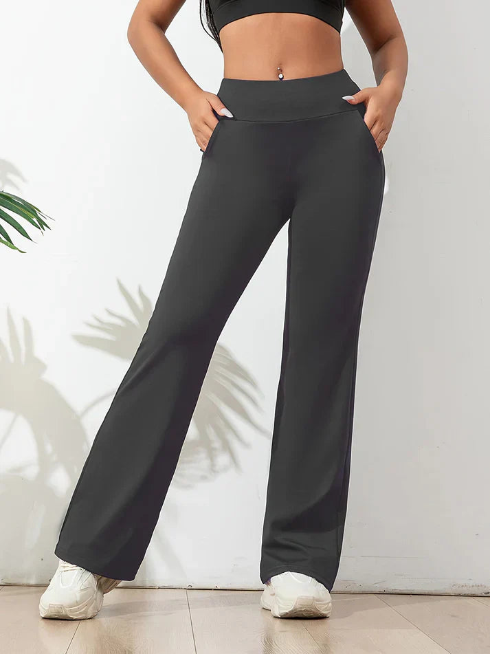 Francine High-Waisted Flared Pants