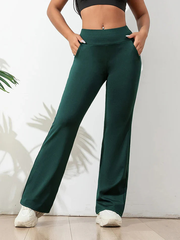 Francine High-Waisted Flared Pants