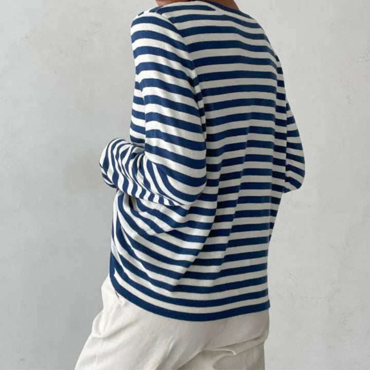 Holly Striped Long-Sleeve Women’s Top