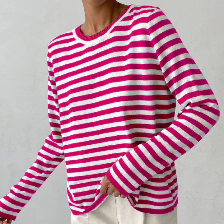 Holly Striped Long-Sleeve Women’s Top