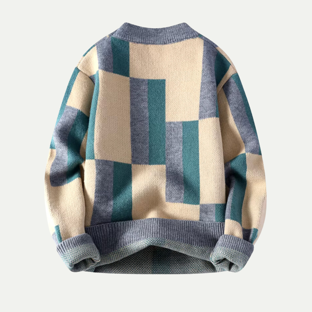 Jamie Men Sweater met Grafisch Patroon