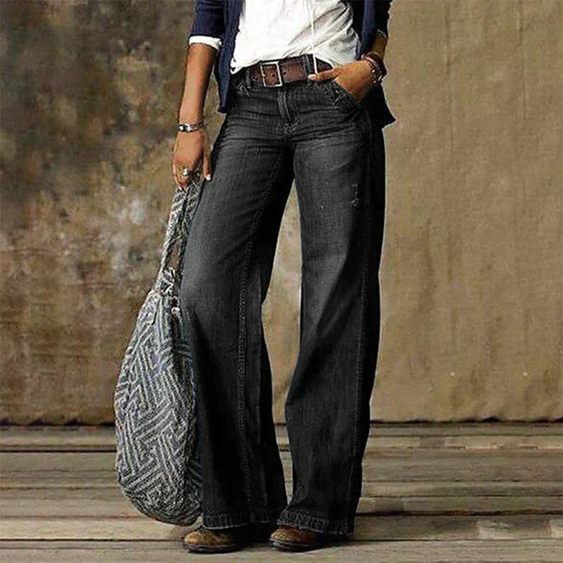 Lexi High-Waisted Wide Leg Jeans