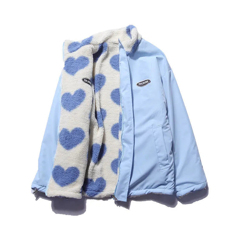 LIEKE REVERSIBLE JACKET WITH FLEECE INTERIOR