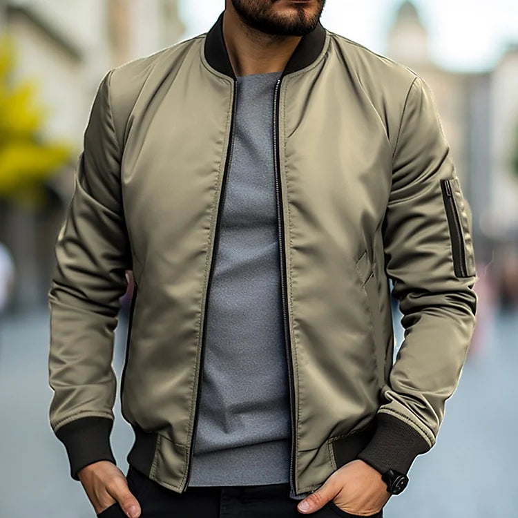 LINUS BOMBER JACKET WITH ZIP
