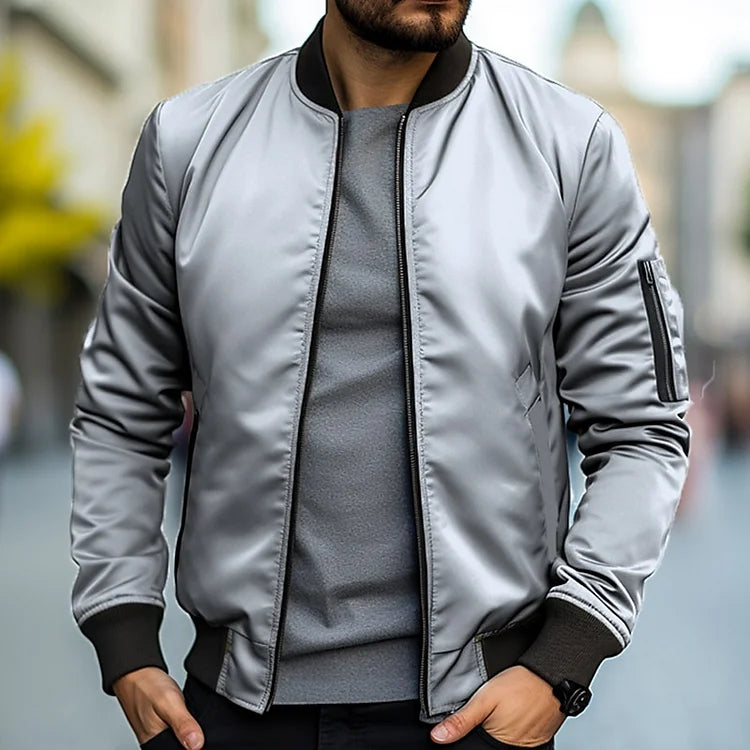 LINUS BOMBER JACKET WITH ZIP