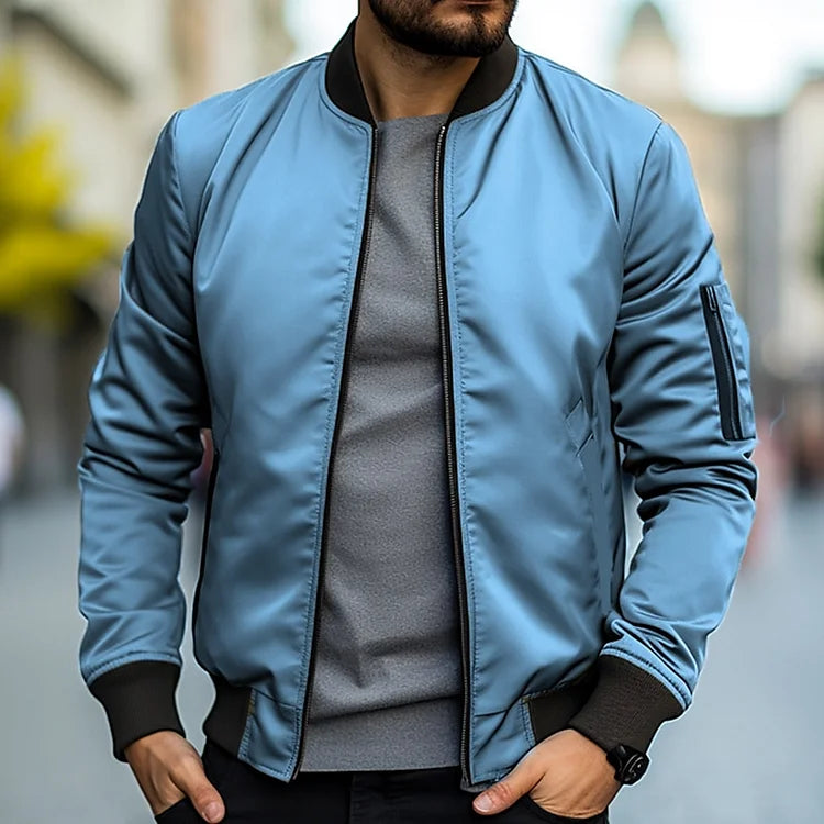 LINUS BOMBER JACKET WITH ZIP