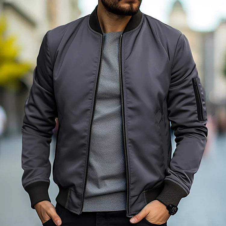 LINUS BOMBER JACKET WITH ZIP