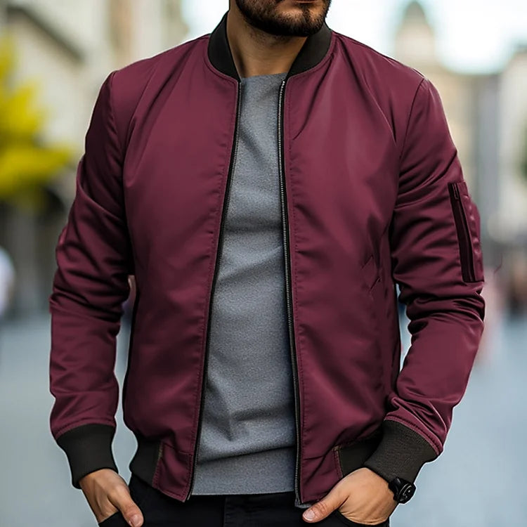 LINUS BOMBER JACKET WITH ZIP