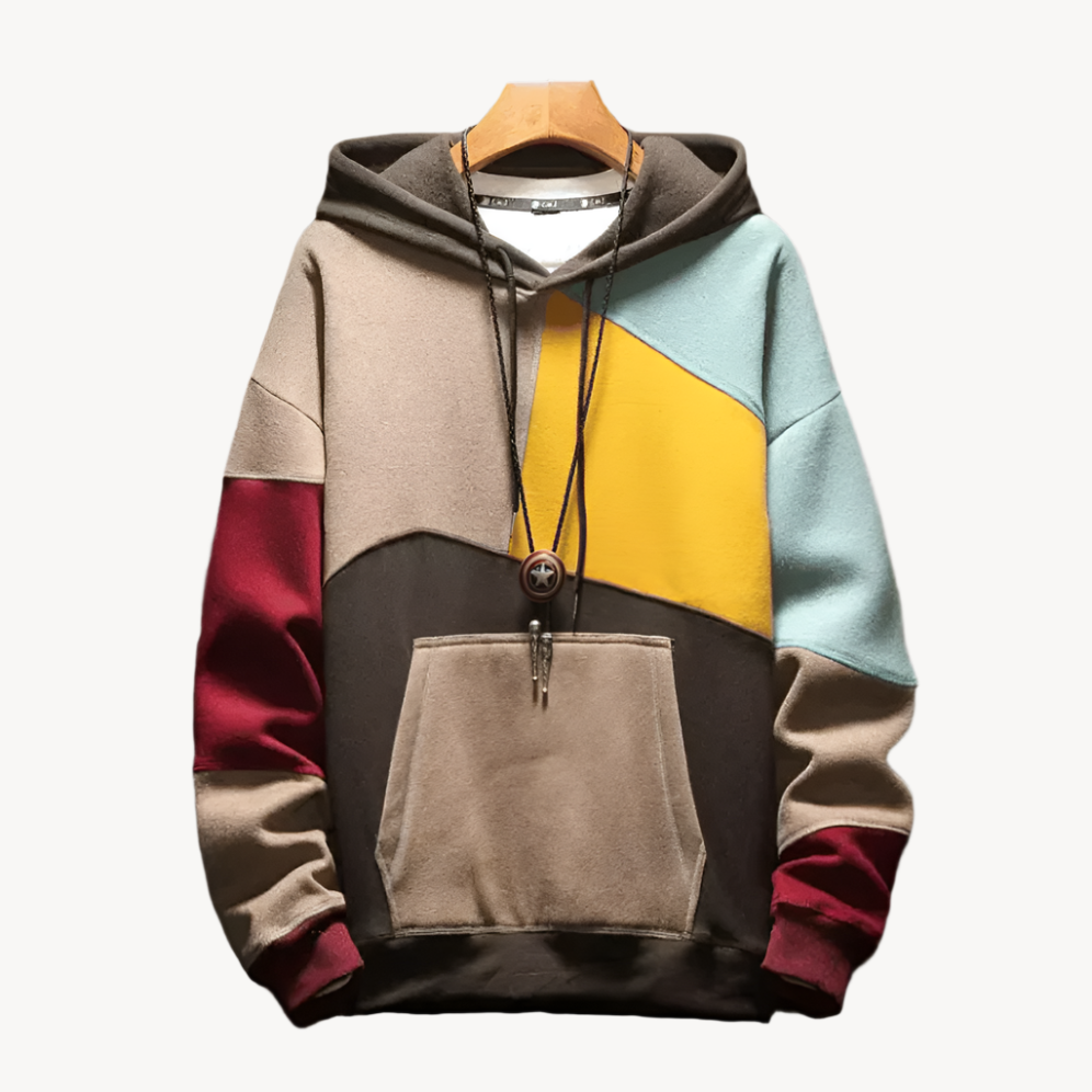 Ralph Men’s Hoodie with Block Design