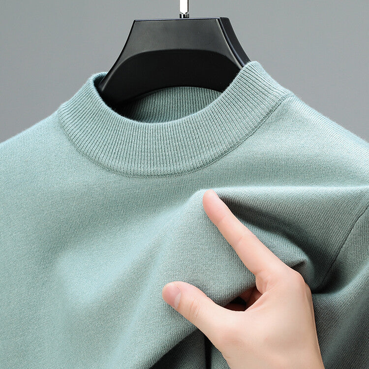 Ralph Stylish Men’s Sweater with Mock Neck