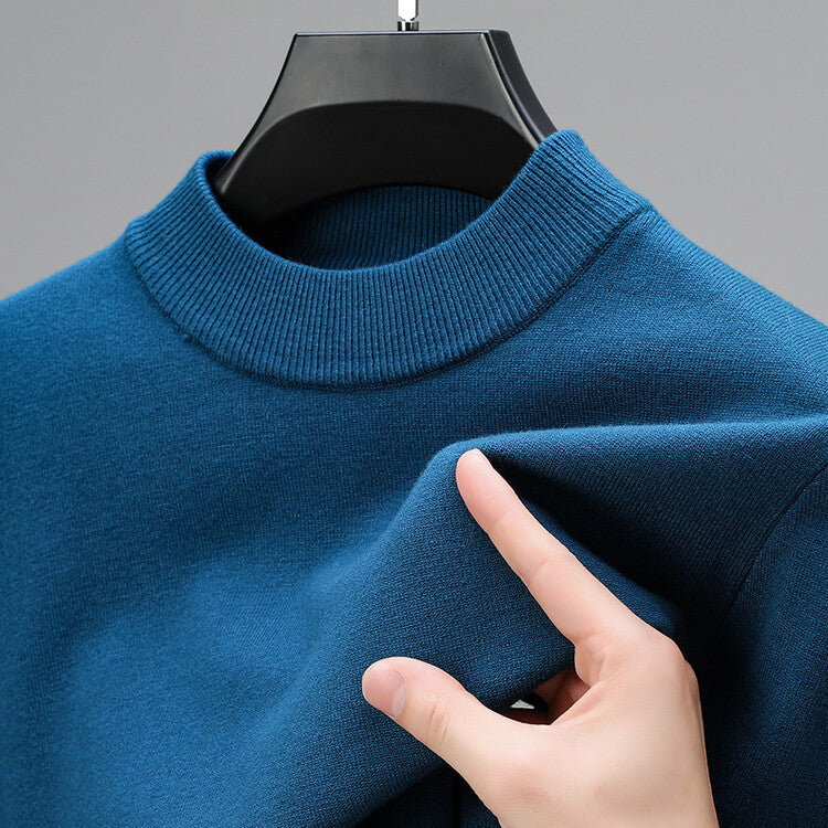 Ralph Stylish Men’s Sweater with Mock Neck