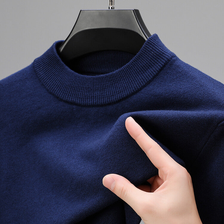 Ralph Stylish Men’s Sweater with Mock Neck