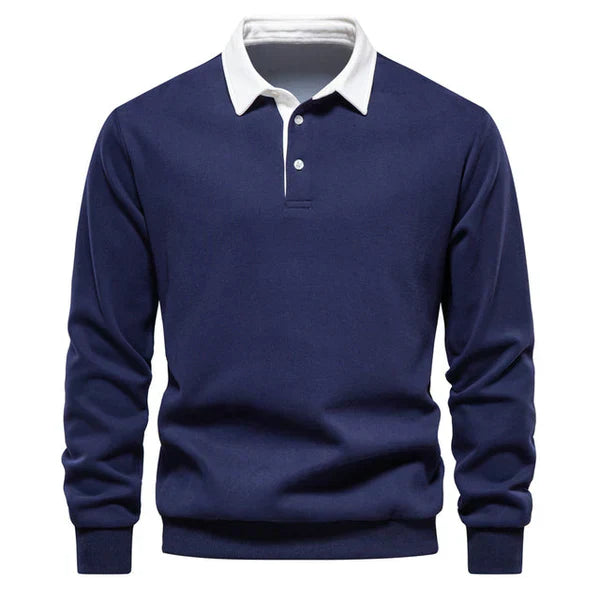 Roberto Long Sleeve Polo Sweatshirt
