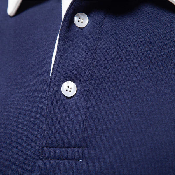 Roberto Long Sleeve Polo Sweatshirt