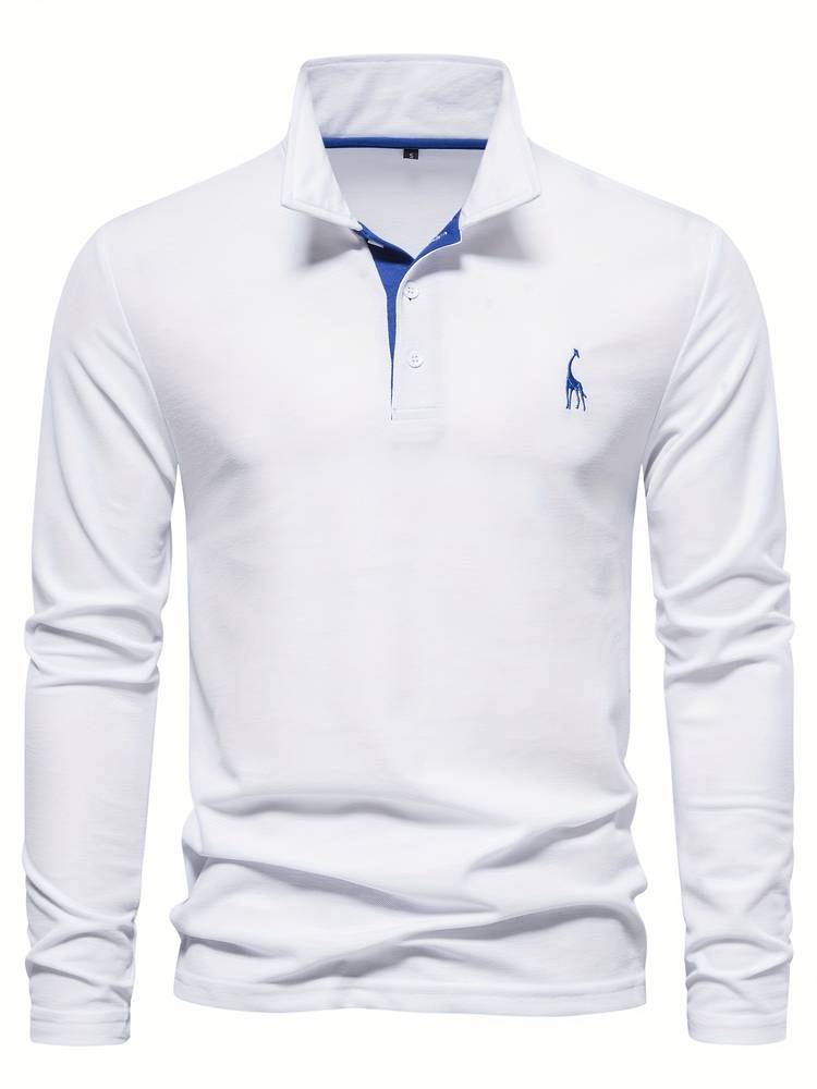 Robin Long-Sleeve Polo Shirt for Men