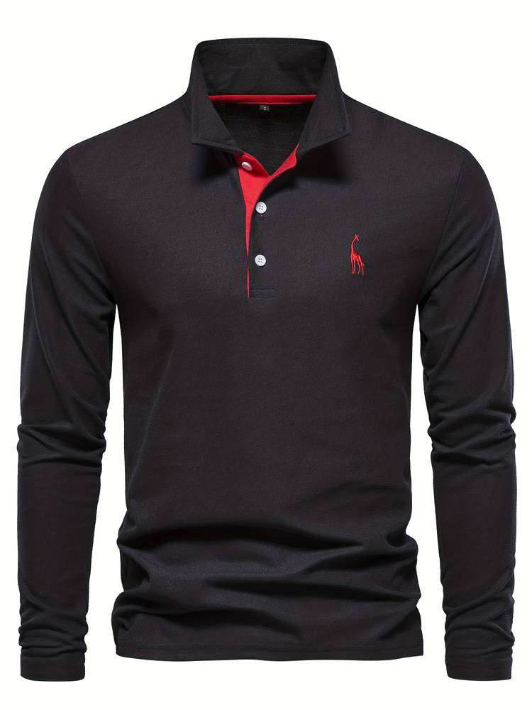 Robin Long-Sleeve Polo Shirt for Men
