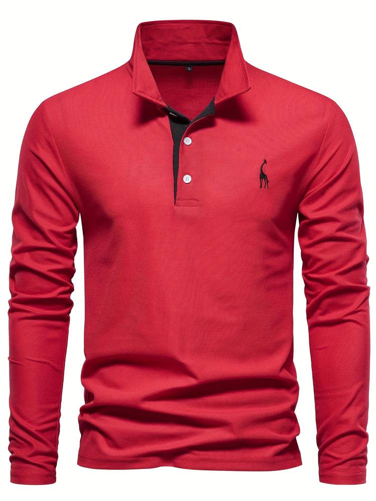 Robin Long-Sleeve Polo Shirt for Men