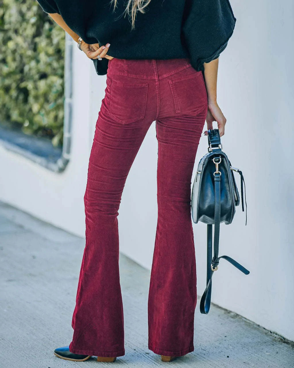 Selena High-Waist Flared Pants