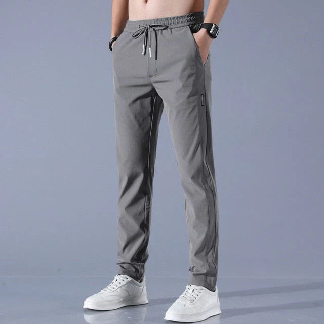 William Men’s Sporty Joggers with Tapered Fit