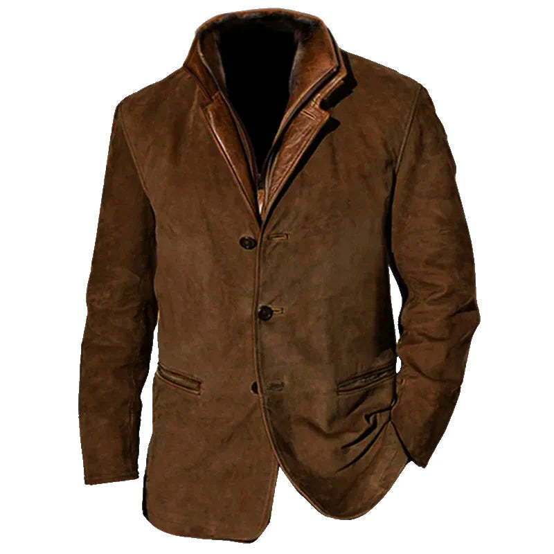 Lex Men's Vintage Buckskin Jacket