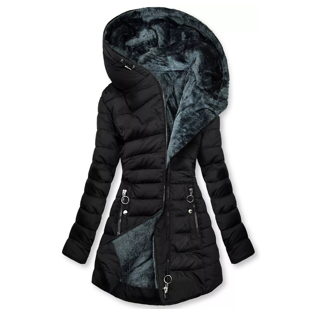 Jersey Comfortable puffer jacket with soft inner lining