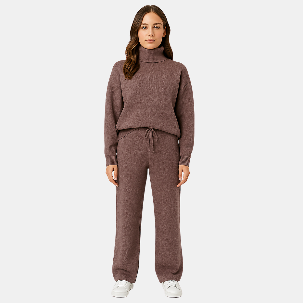 Anica 2-Piece Lounge Set with Turtleneck