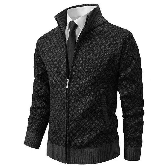 Audemars Zip-Up Knit Cardigan