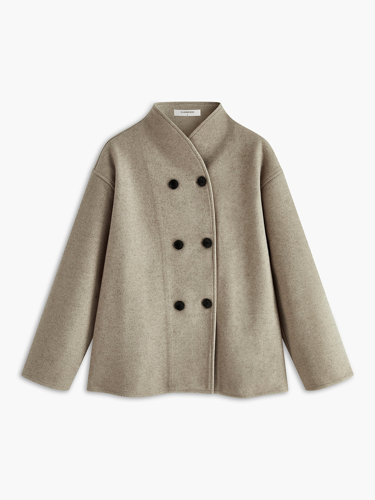 AVERY DOUBLE-BREASTED SHORT COAT