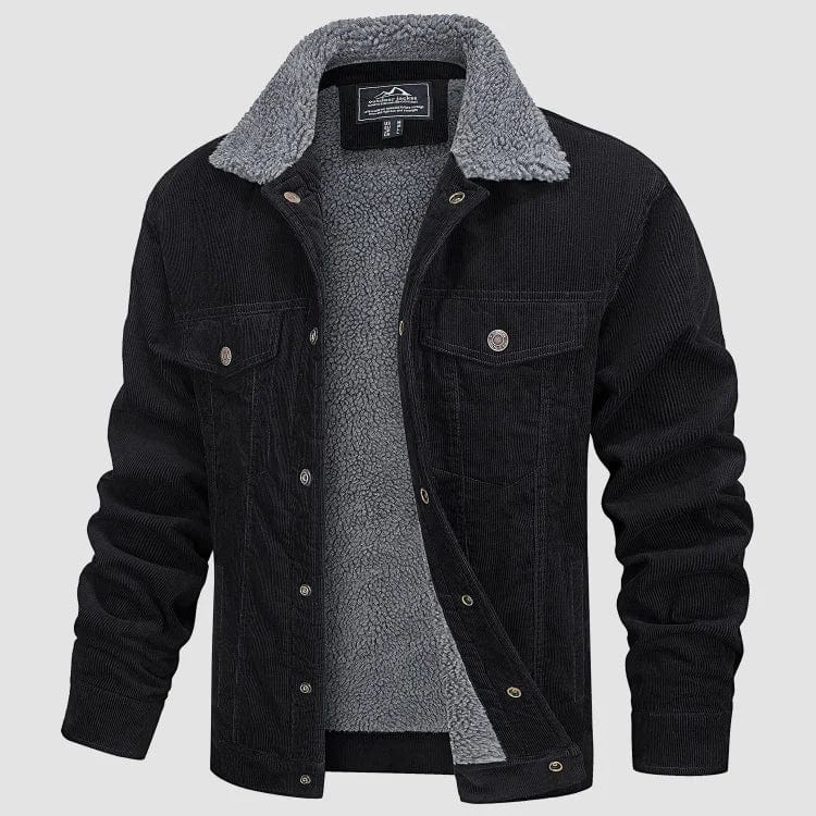 BEN CORDUROY JACKET WITH SHERPA COLLAR