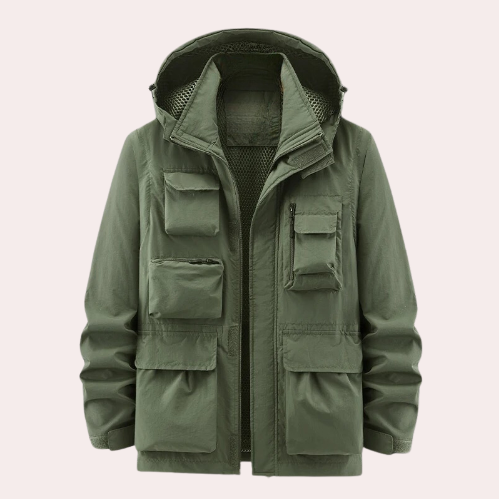 Dylan parka with pockets for men