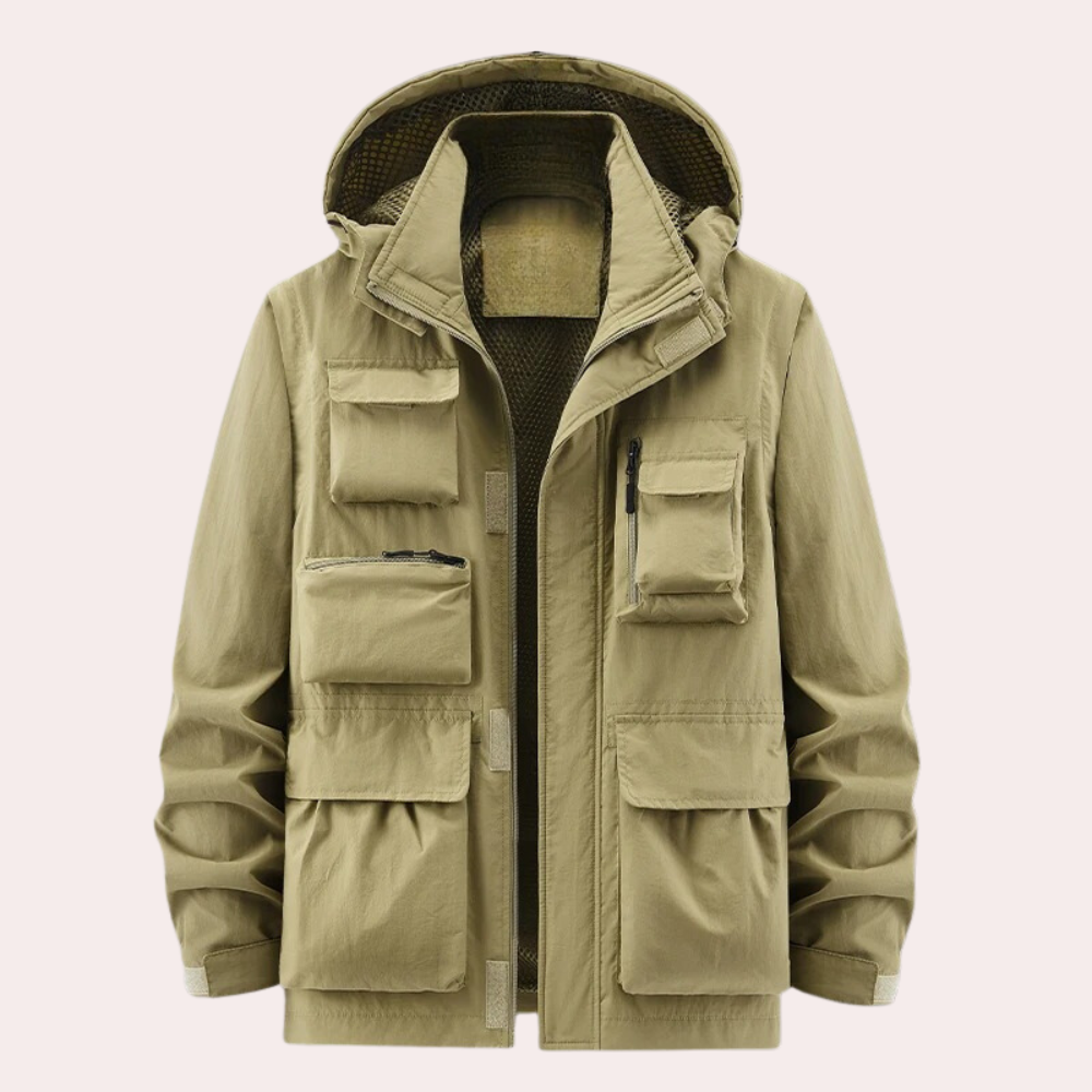 Dylan parka with pockets for men