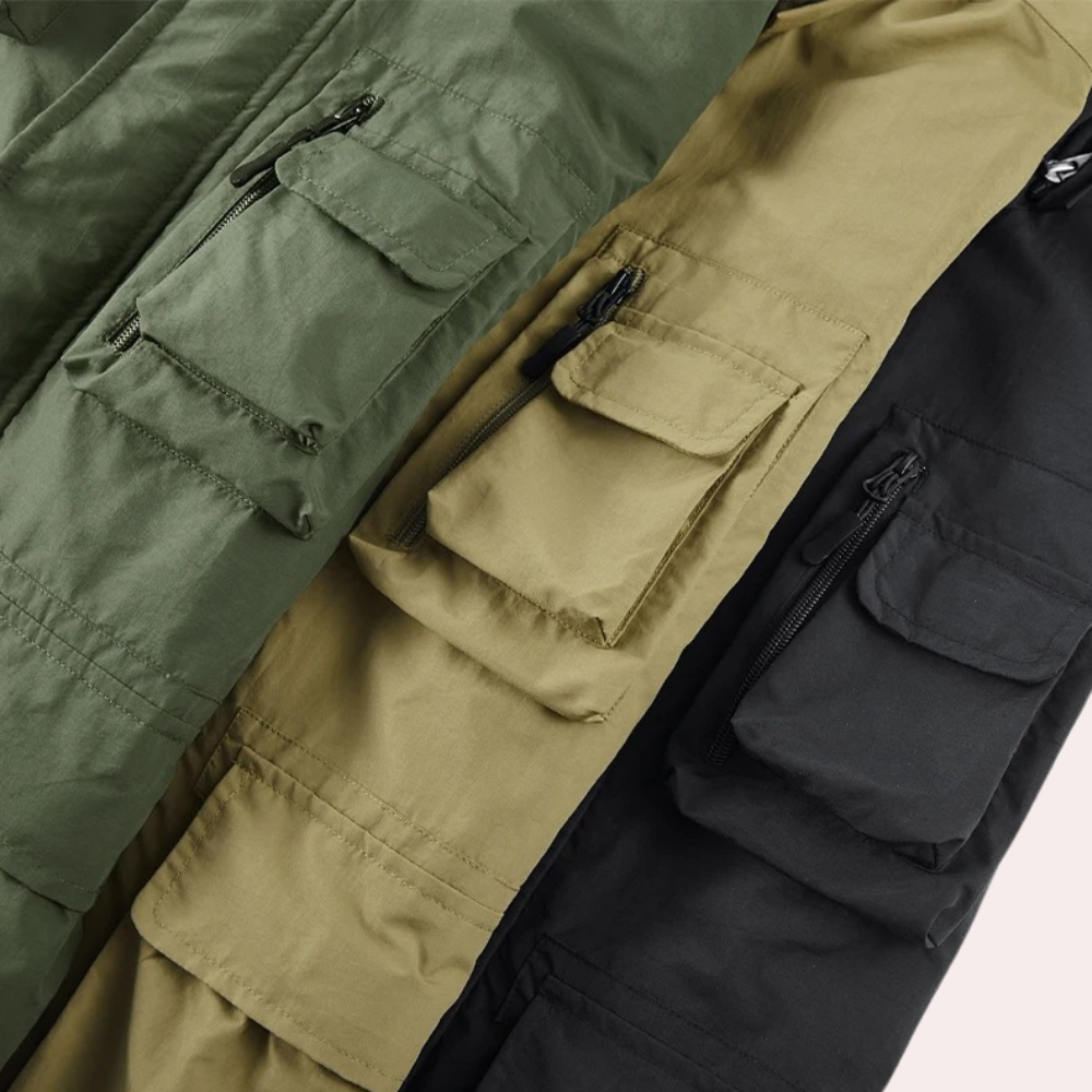 Dylan parka with pockets for men