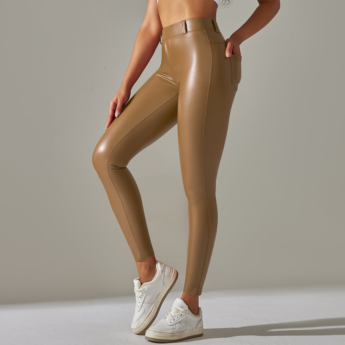 Cleo SculptFit Faux Leather Leggings