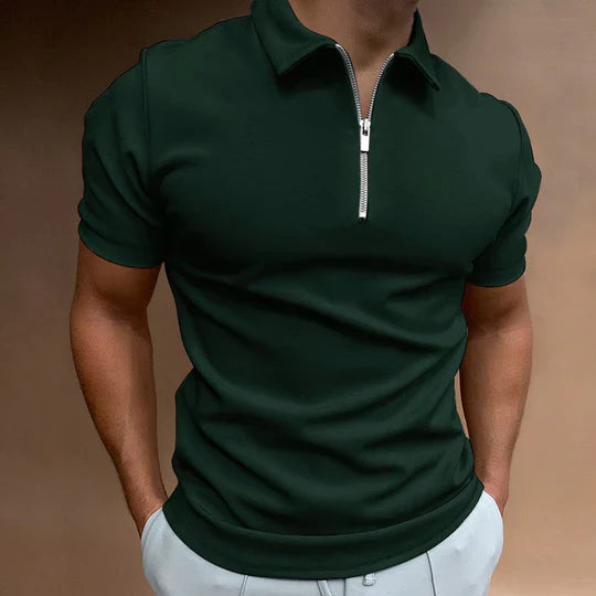 Cooper Zip Polo Shirt