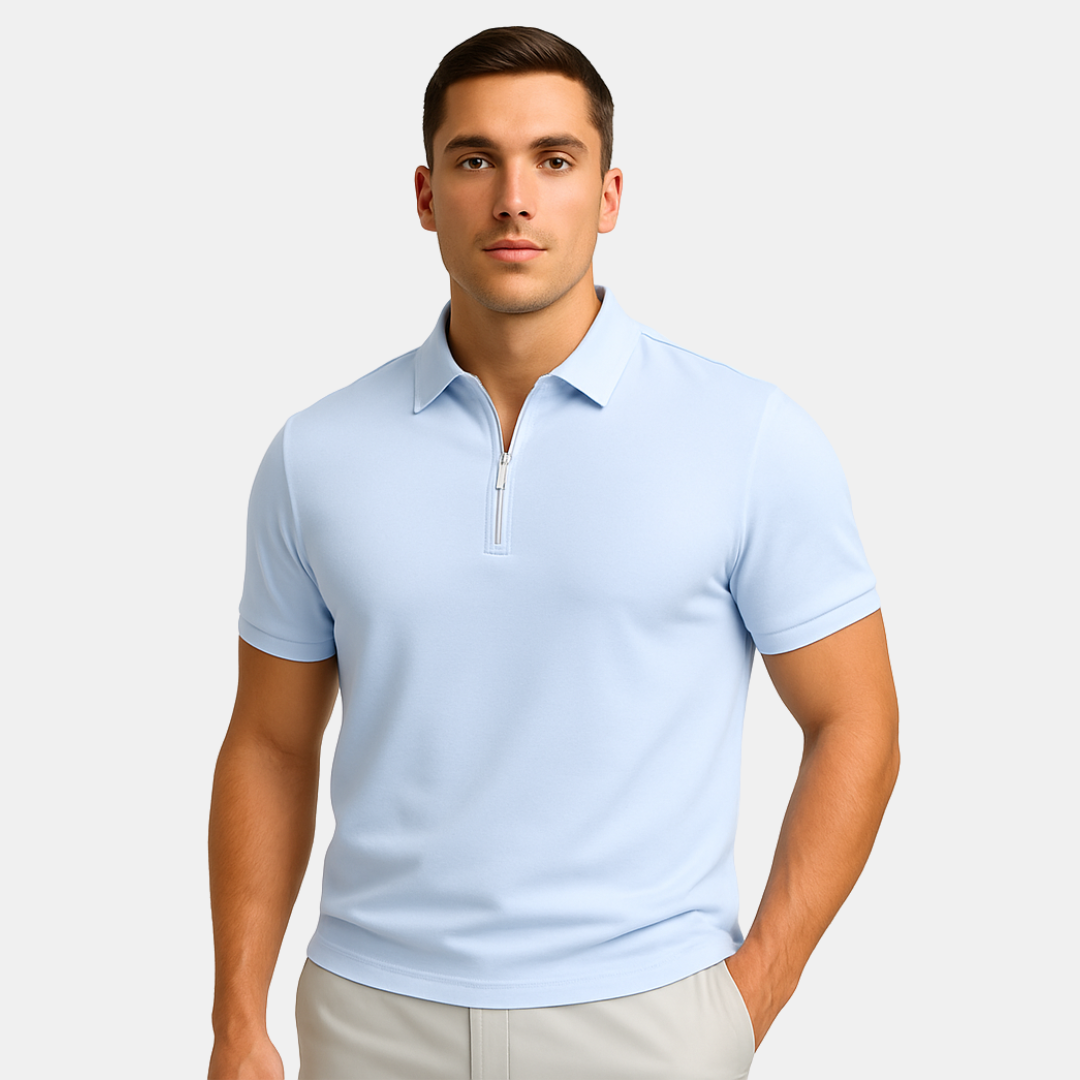Cooper Zip Polo Shirt