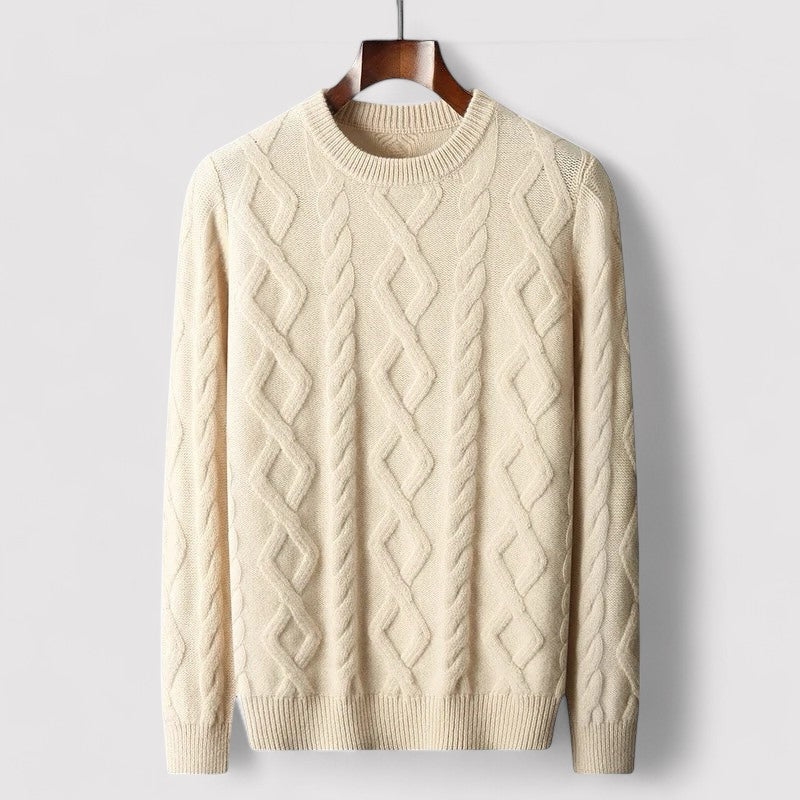 Cris Cable-Knit Sweater for Men