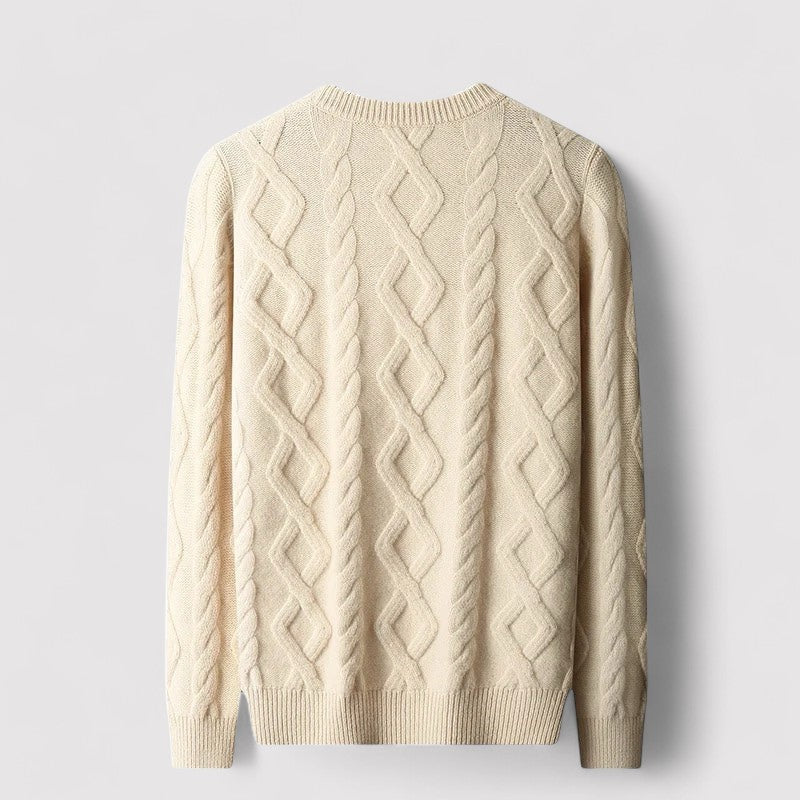 Cris Cable-Knit Sweater for Men