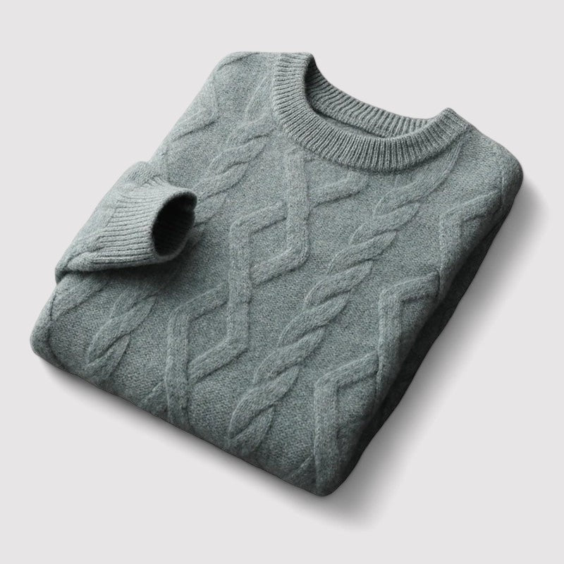 Cris Cable-Knit Sweater for Men
