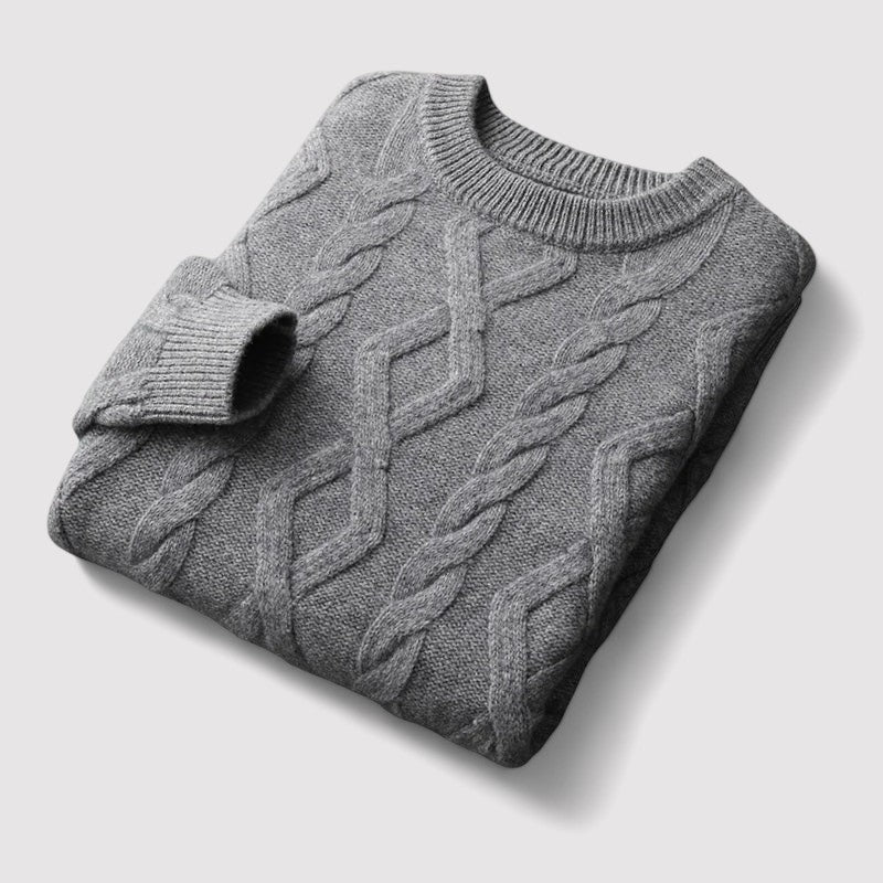 Cris Cable-Knit Sweater for Men