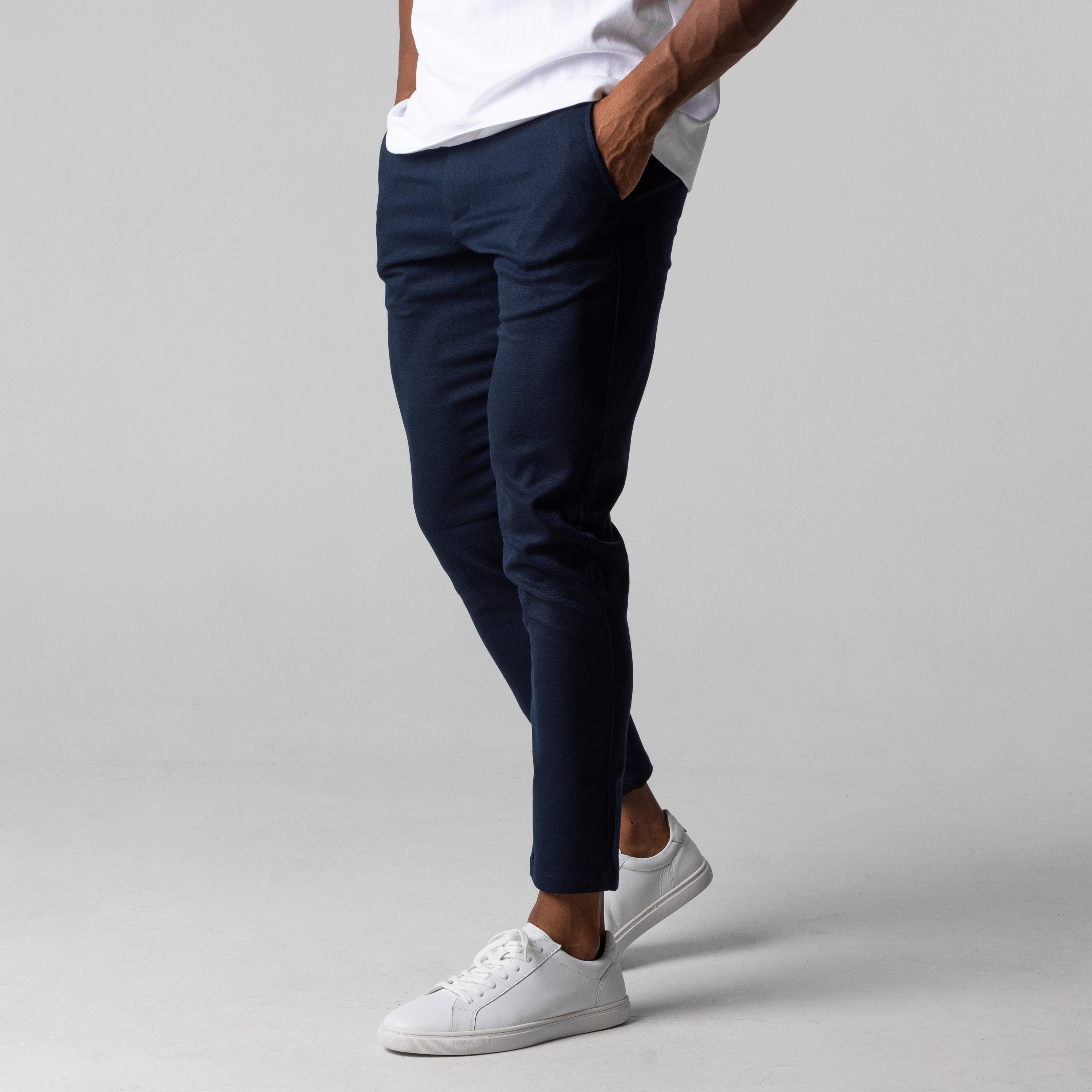Elias Men’s Slim Fit Stretch Trousers