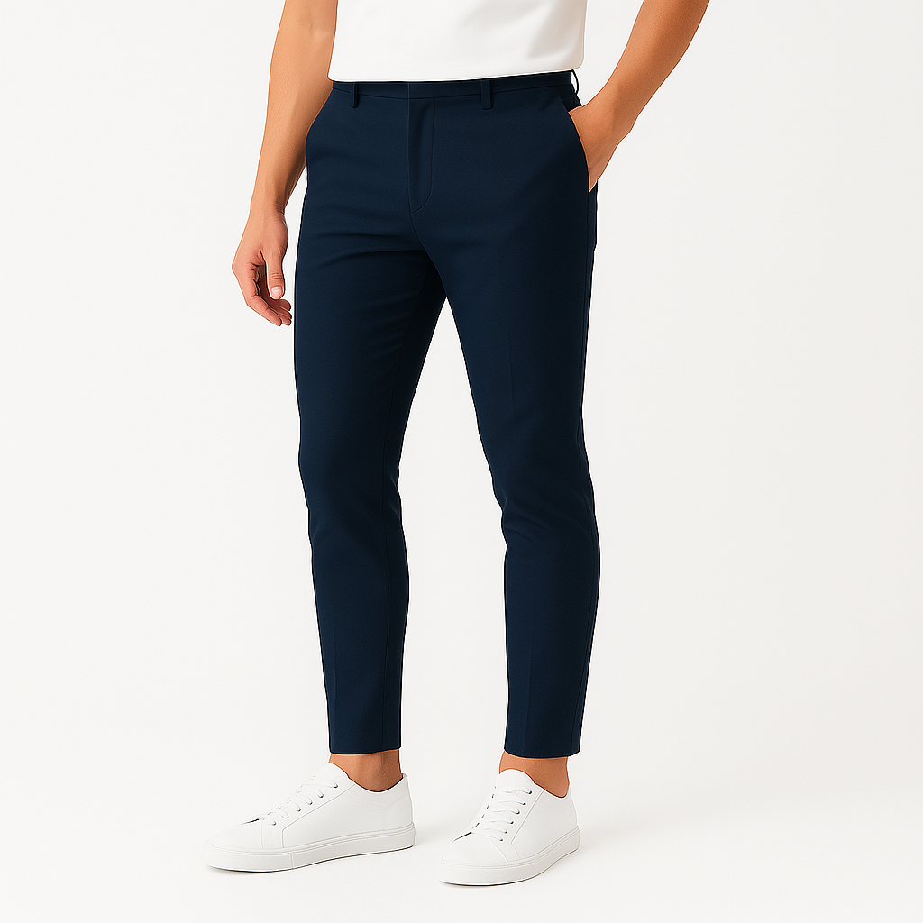 Elias Men’s Slim Fit Stretch Trousers
