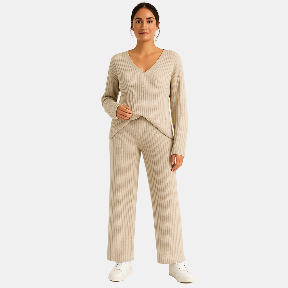 Evangeline Cozy Knit Lounge Set for Women