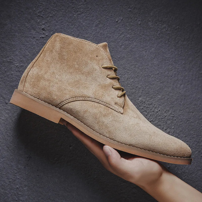 Floyd Suede Lace-Up Ankle Boots