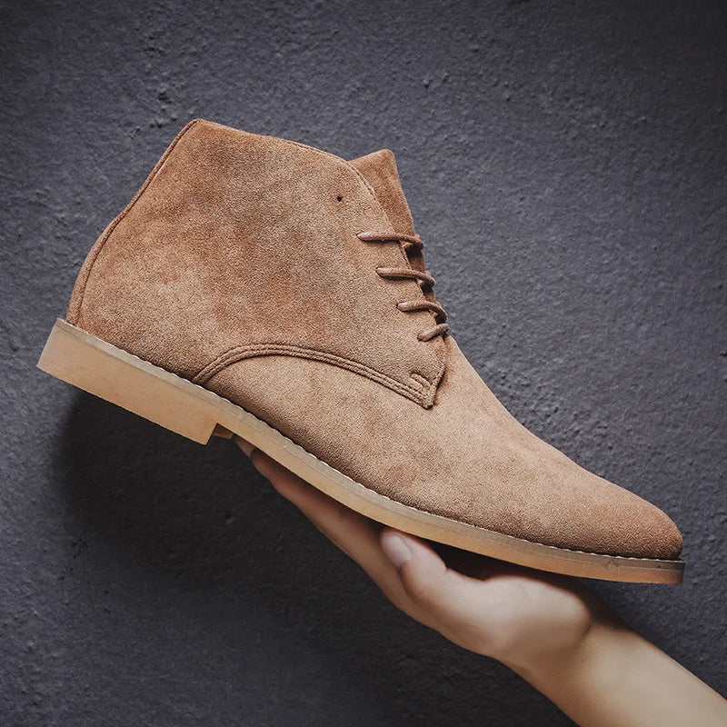Floyd Suede Lace-Up Ankle Boots