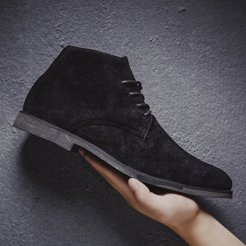 Floyd Suede Lace-Up Ankle Boots