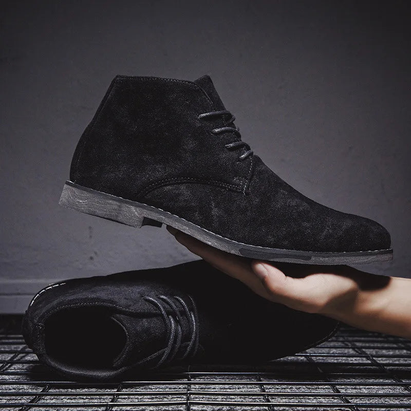 Floyd Suede Lace-Up Ankle Boots