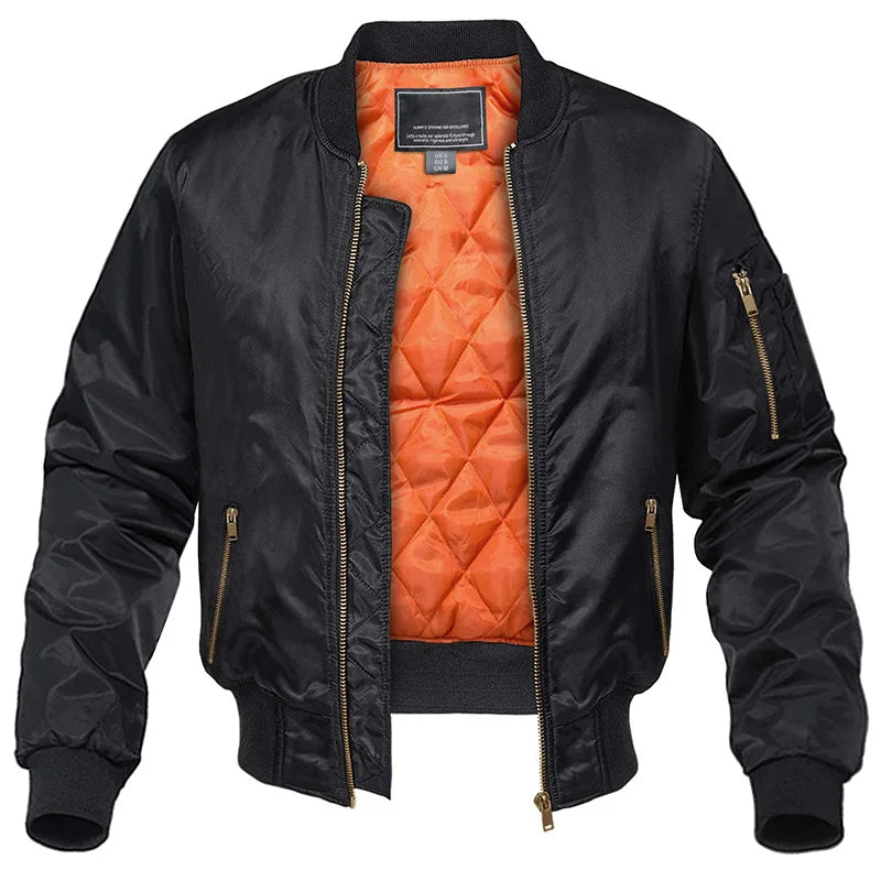 FLOYD BOMBER JACKET WITH ZIP CLOSURE