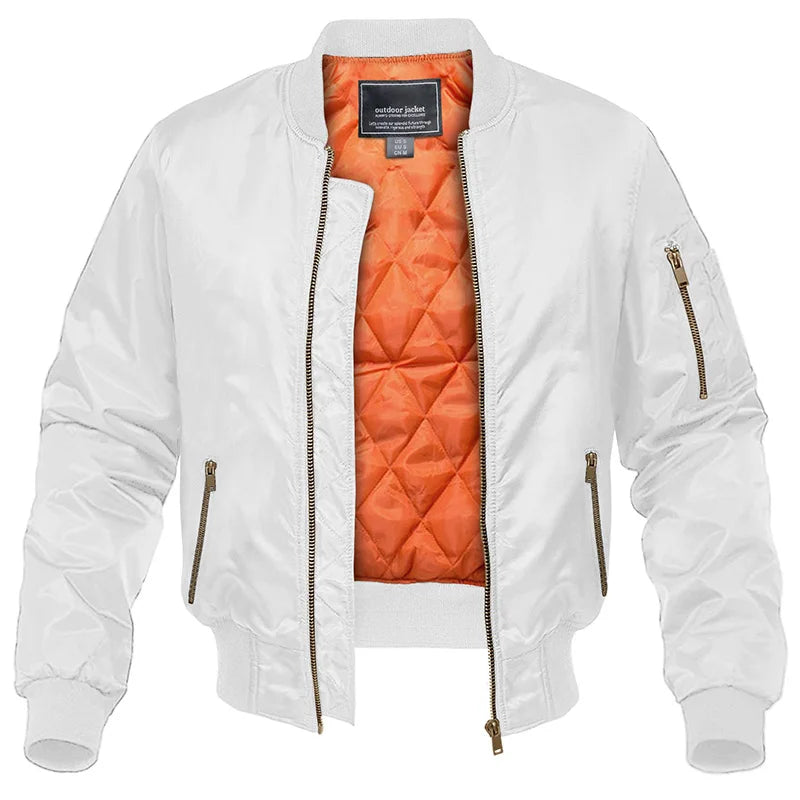 FLOYD BOMBER JACKET WITH ZIP CLOSURE